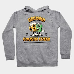 Matching Funny Second Cousin Crew Best Friends Men Women Hoodie